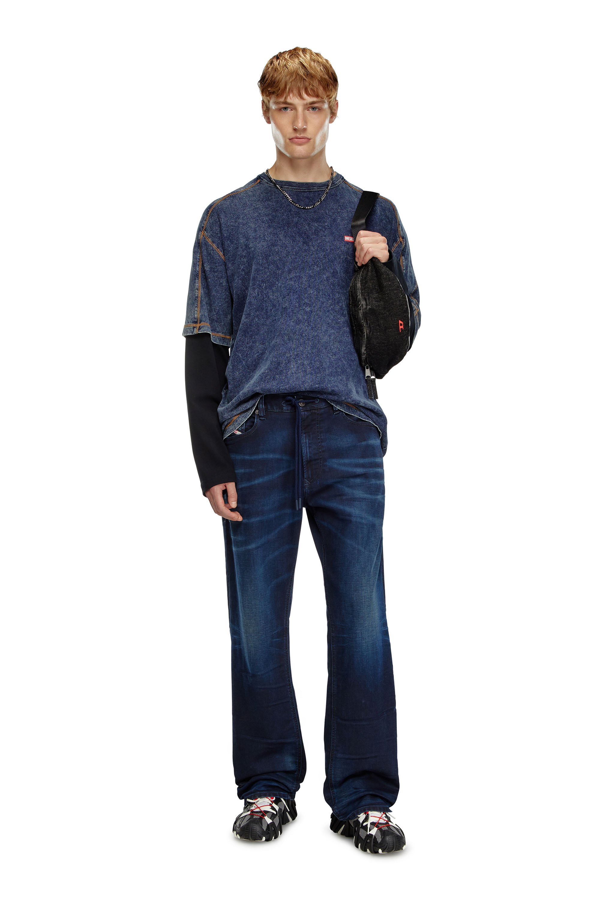 Diesel - Herren Relaxed 2080 D-Reel Joggjeans® 09J35, Dunkelblau - 2