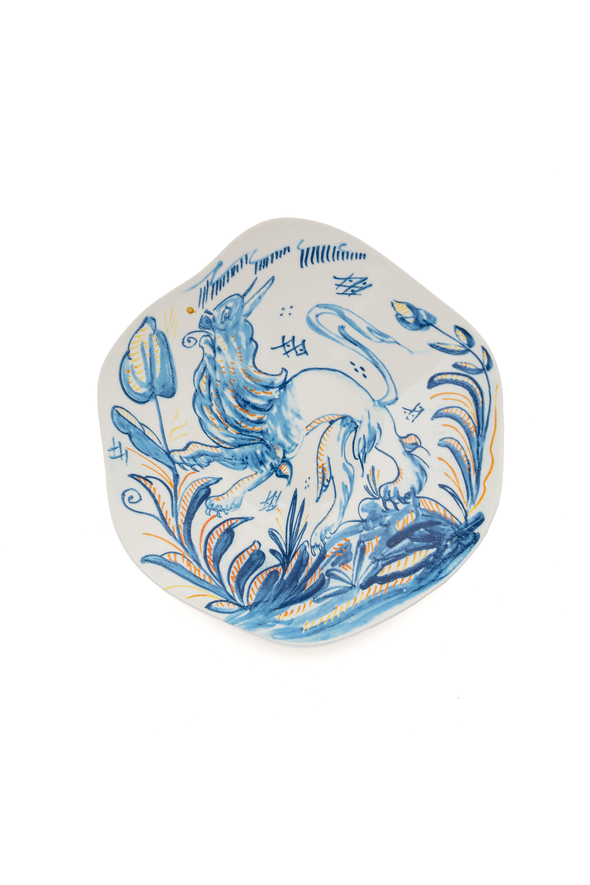 Diesel - 11225 SOUP PLATE IN PORCELAIN "CLASSIC O, Piatto fondo in porcellana Unisex in Multicolor - 1