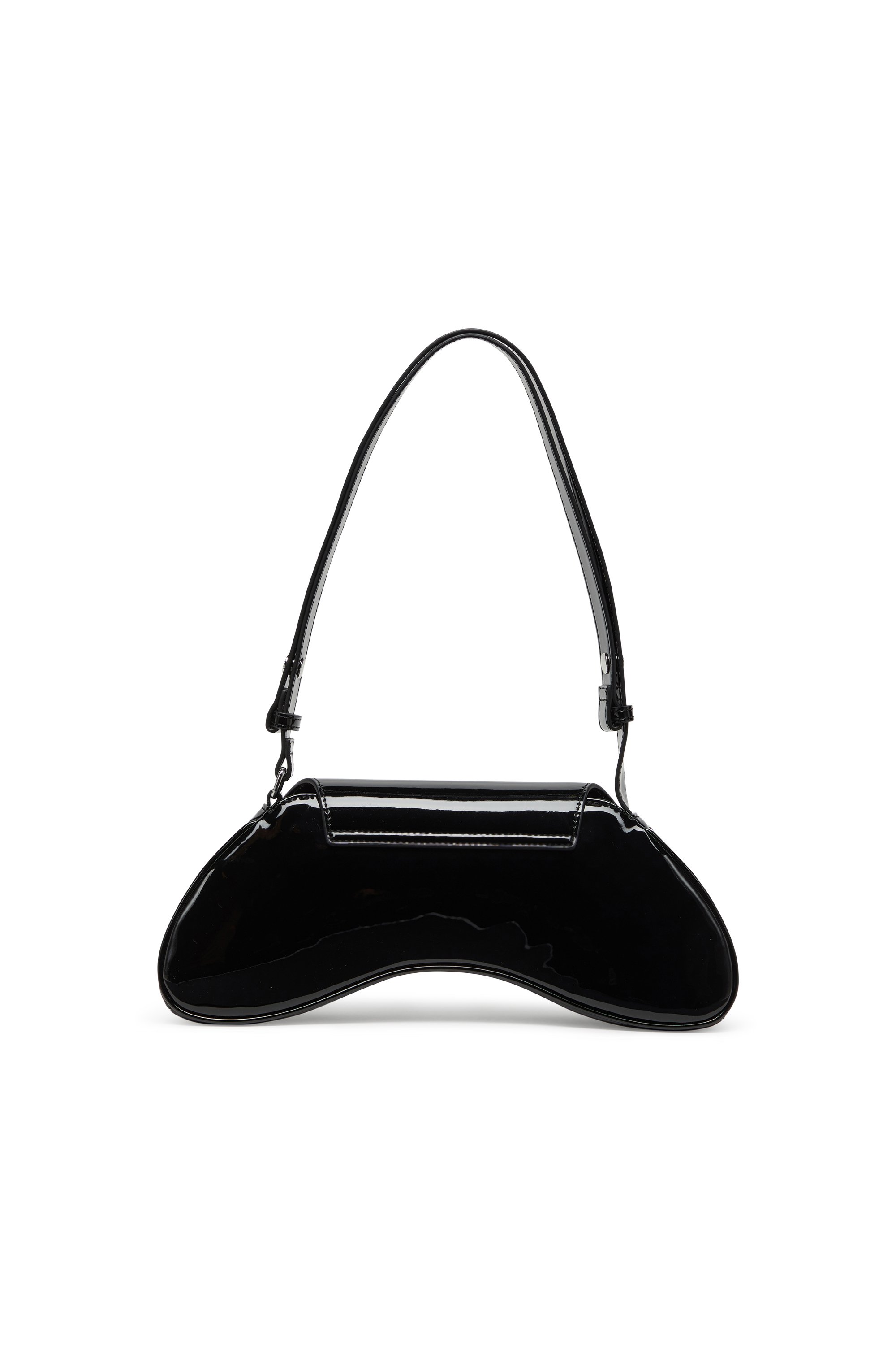 Diesel - PLAY CROSSBODY, Play-Crossbody in PU lucido Donna in Nero - 3