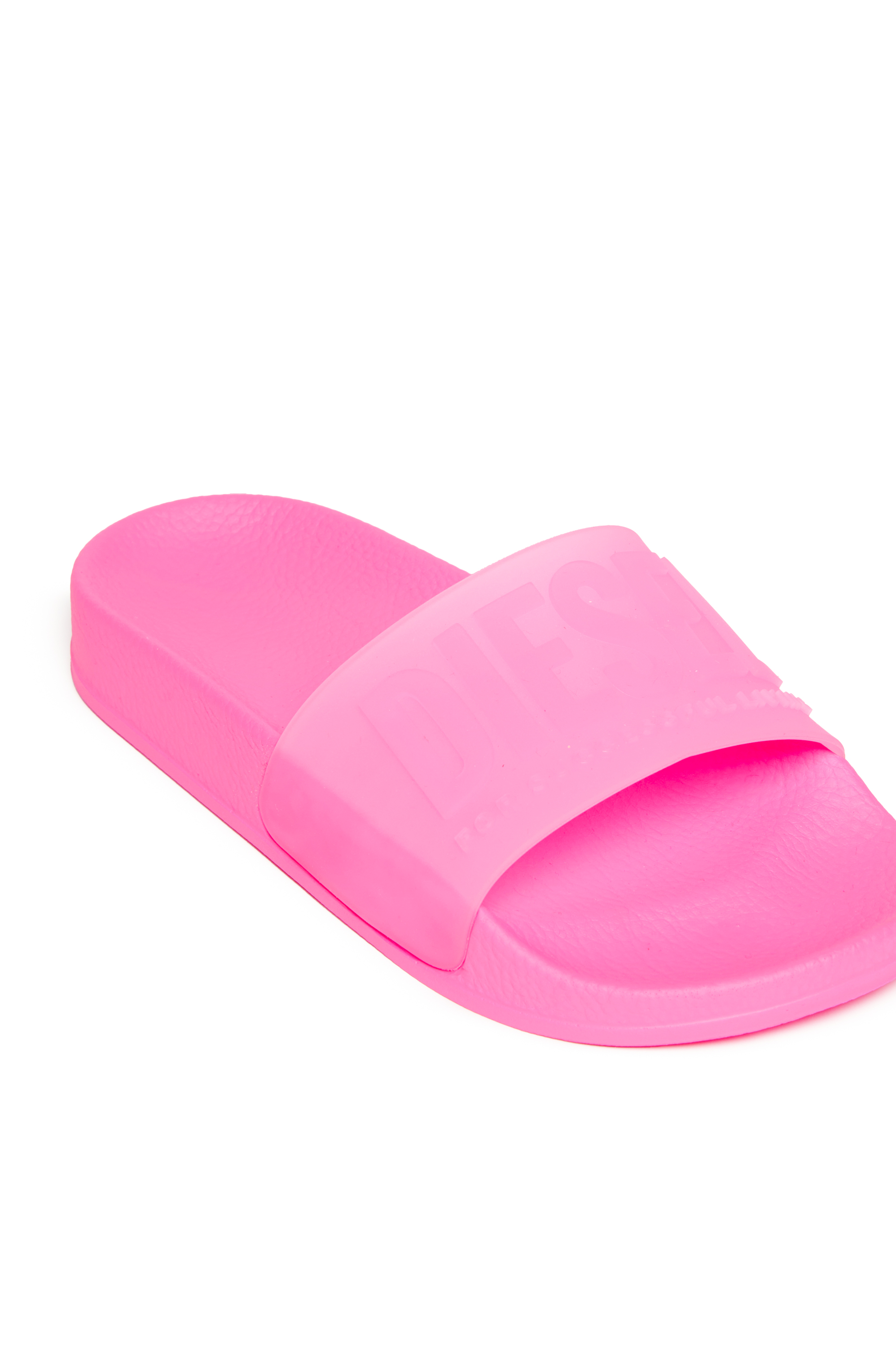 Diesel - SA-MAYEMI CC, Ciabatte da piscina in gomma semi-trasparenti Unisex in Rosa - 4