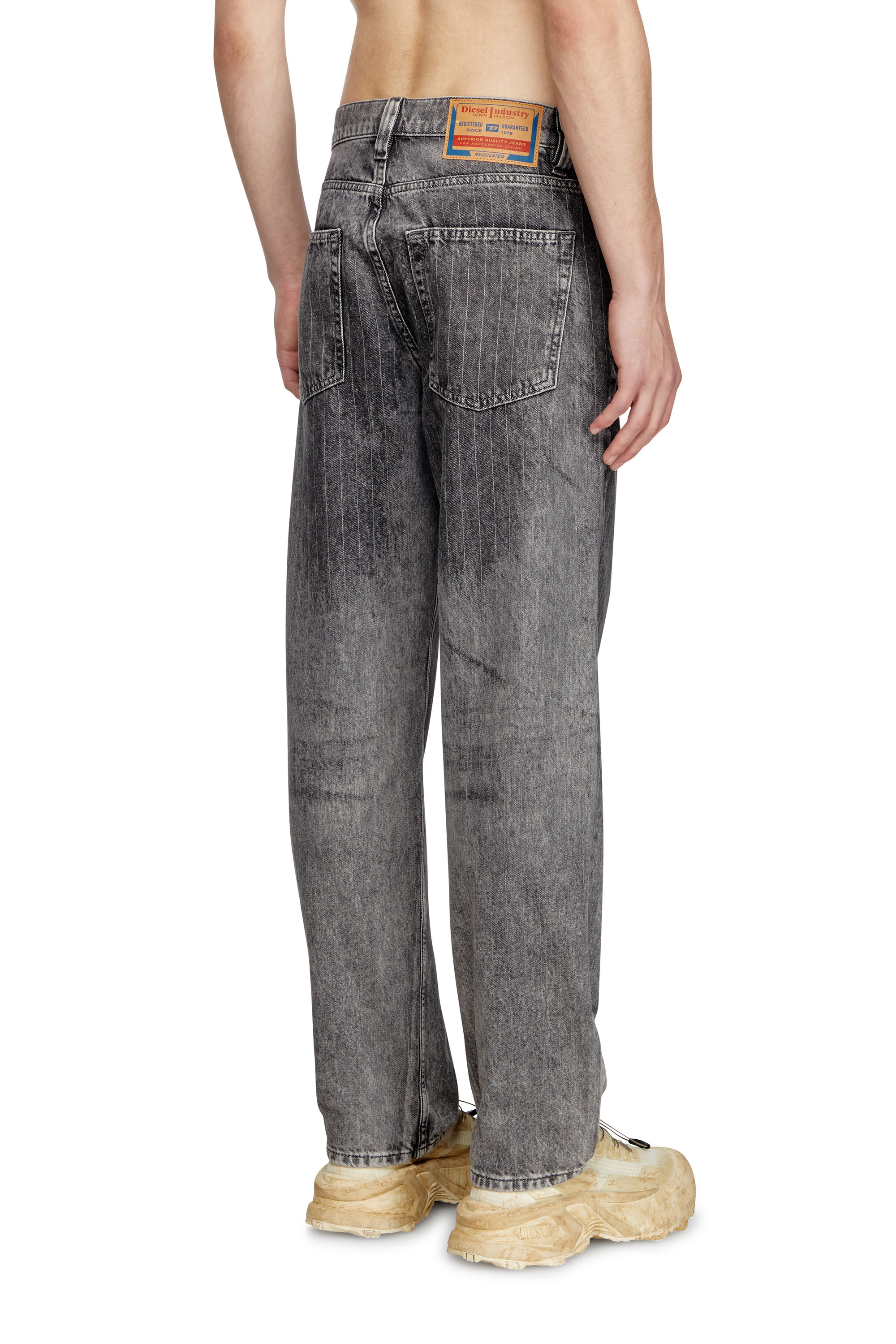 Diesel - Regular Jeans 2024 D-Macs 0ABCU Uomo, Grigio Chiaro - Image 4