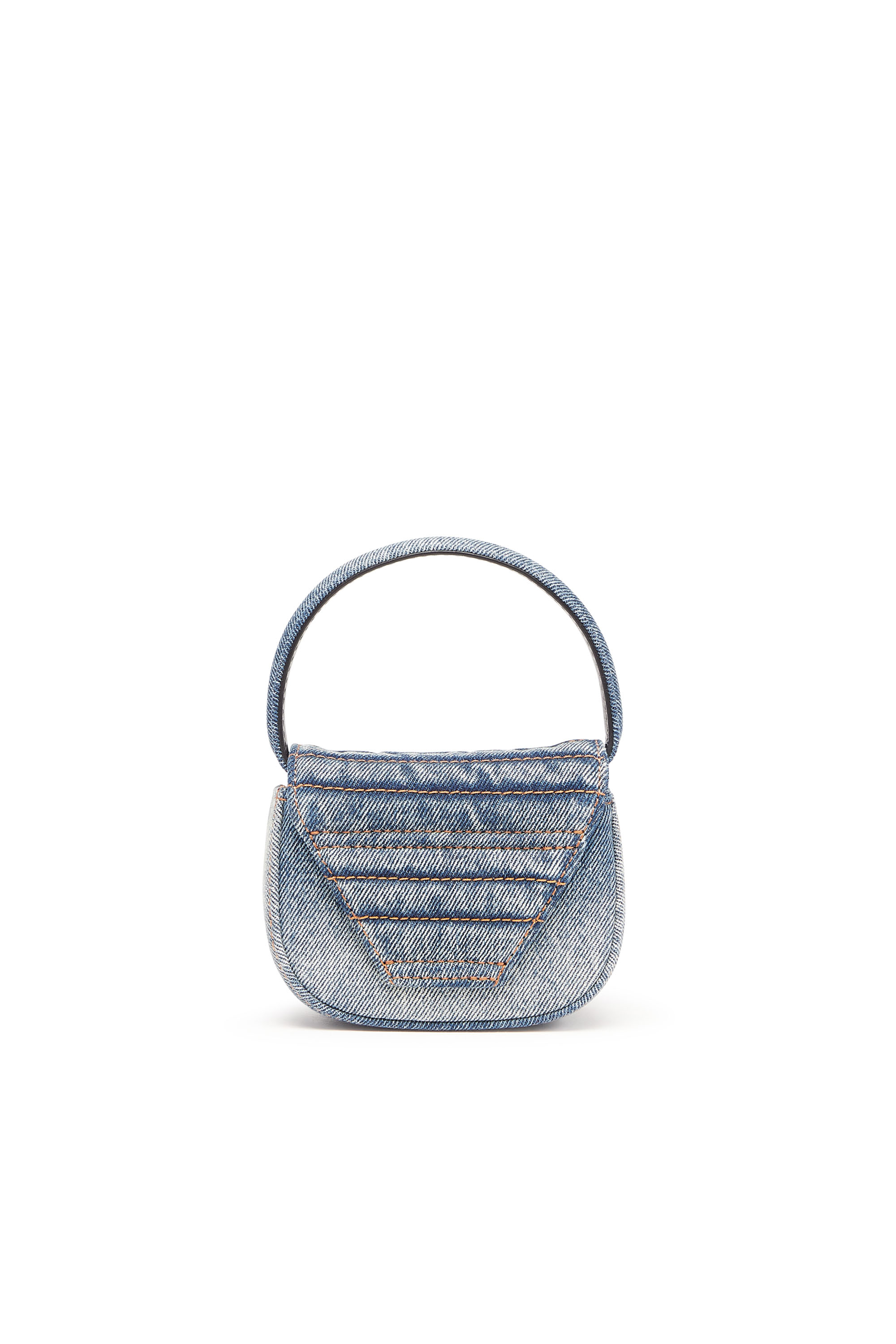 Diesel - 1DR XS, 1DR XS - Iconica mini bag in denim solarizzato Donna in Multicolor - 3