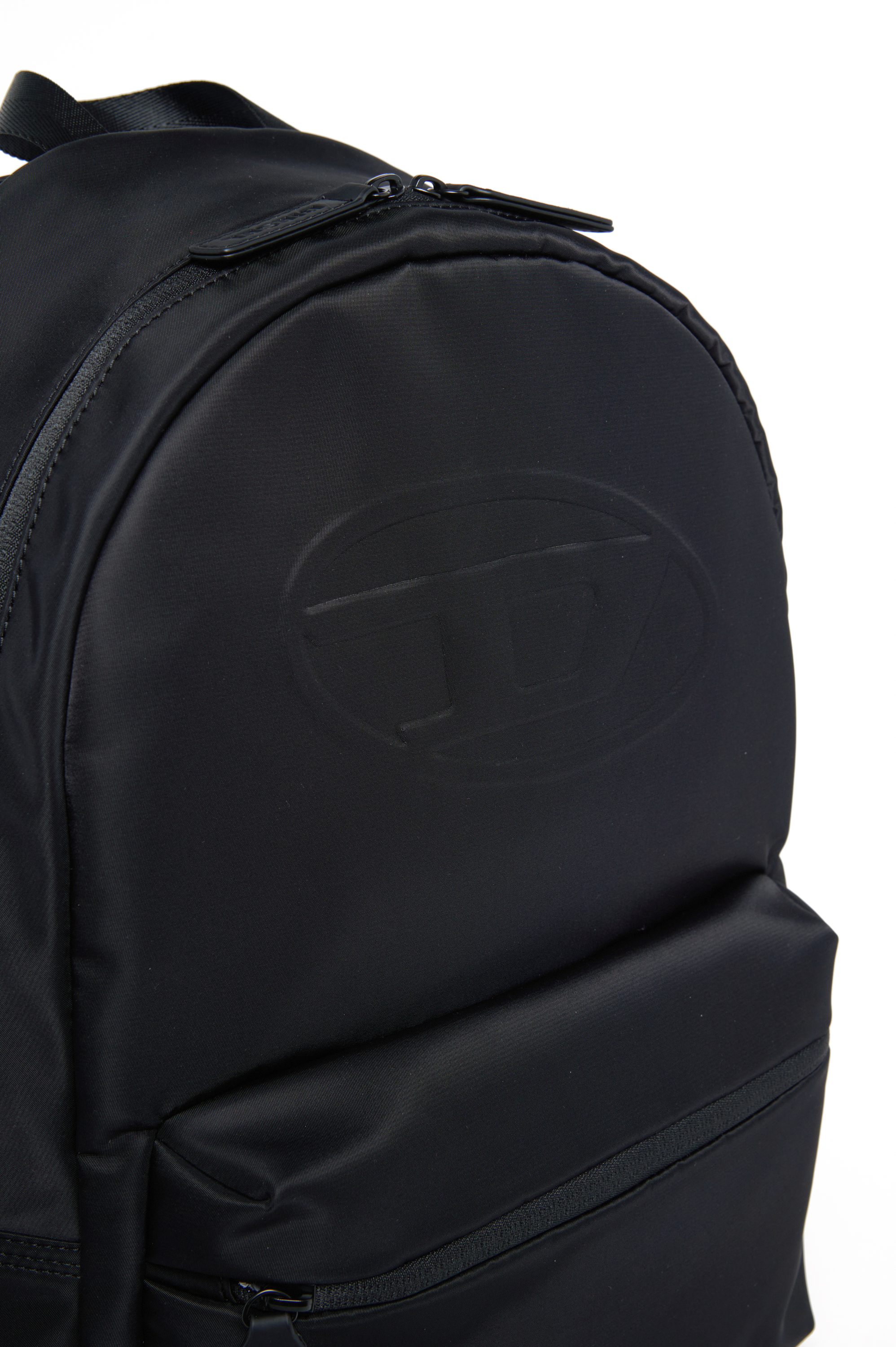 Diesel - WOVAL, Zaino in nylon con logo Oval D in rilievo Unisex in Nero - 4