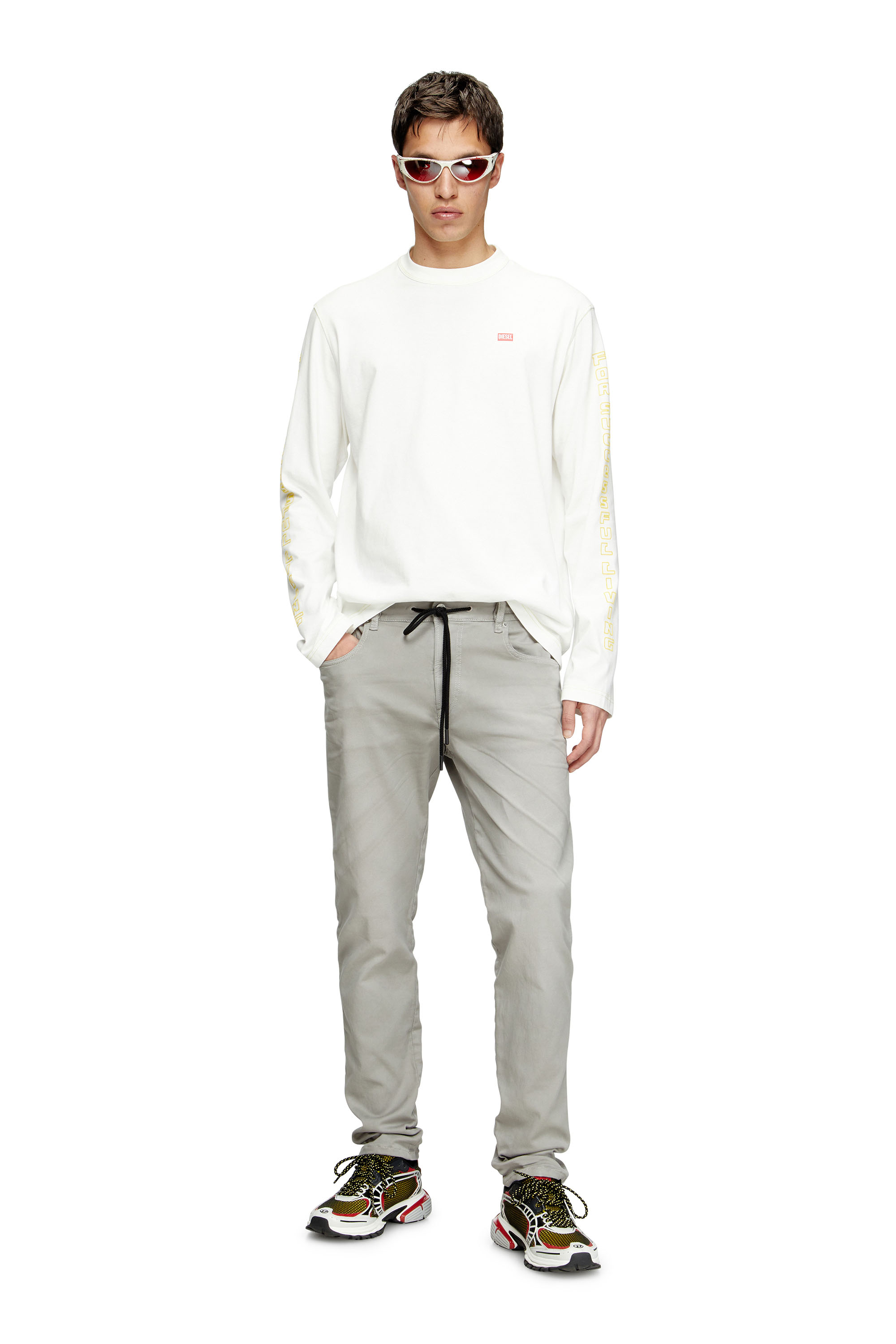 Diesel - Herren Slim 2060 D-Strukt Joggjeans® 0670M, Grau - 2