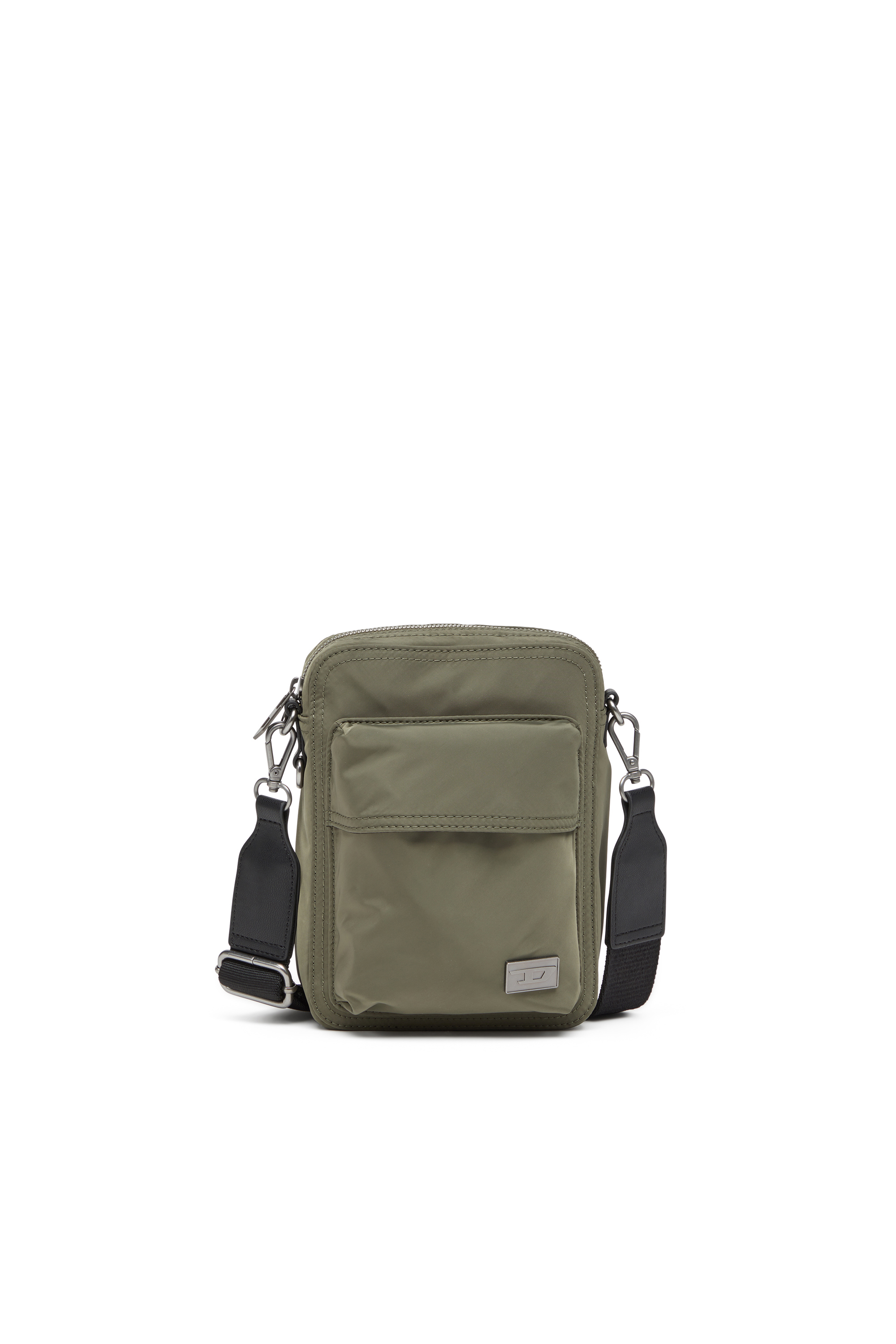 Diesel - MULTI-PKTS CROSSBODY X, Multi-Pkts-Borsa crossbody in tessuto utility Unisex in Verde - 1