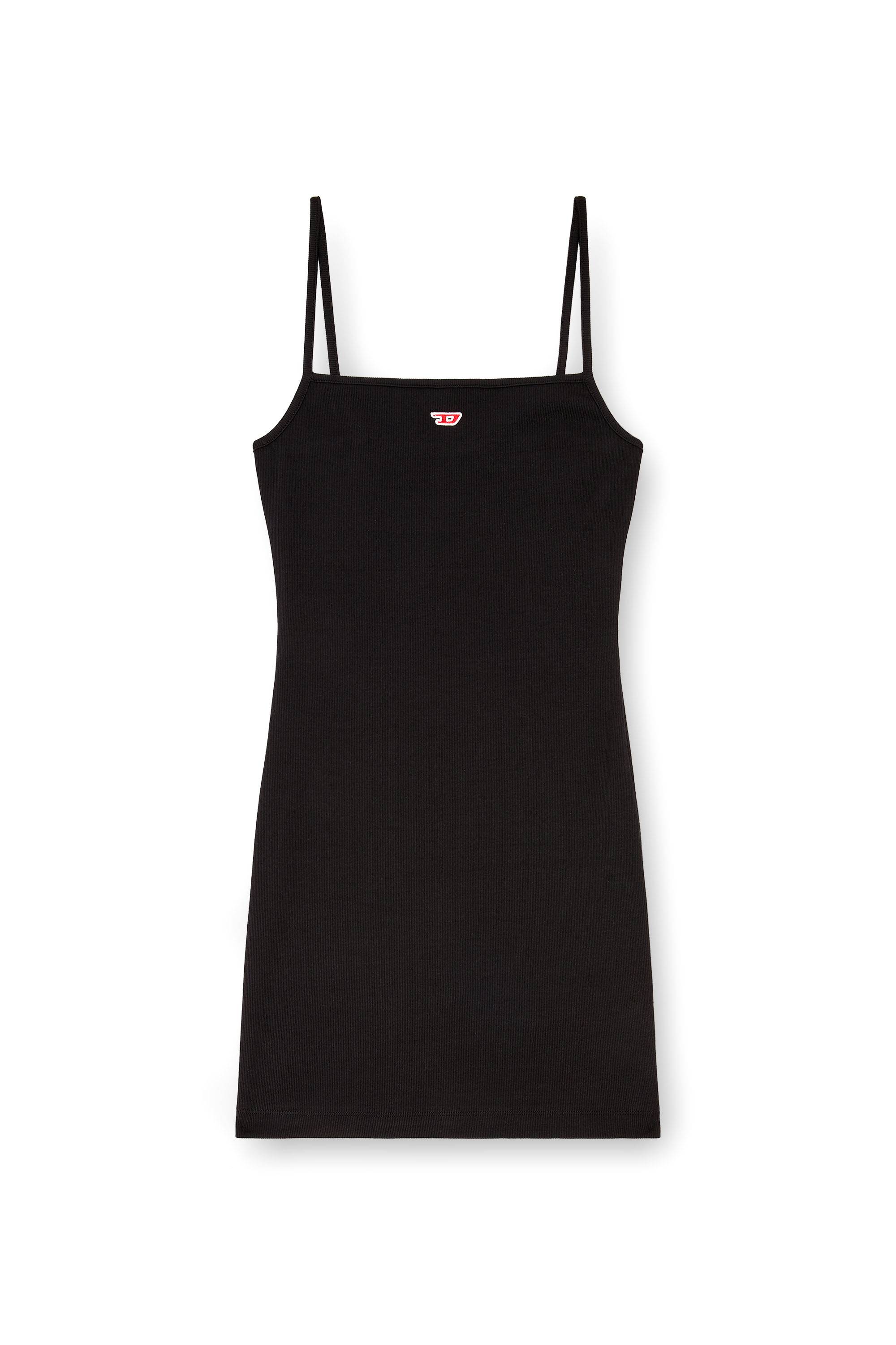 Diesel - D-HOPY-D, Abito corto con logo D Donna in Nero - 2
