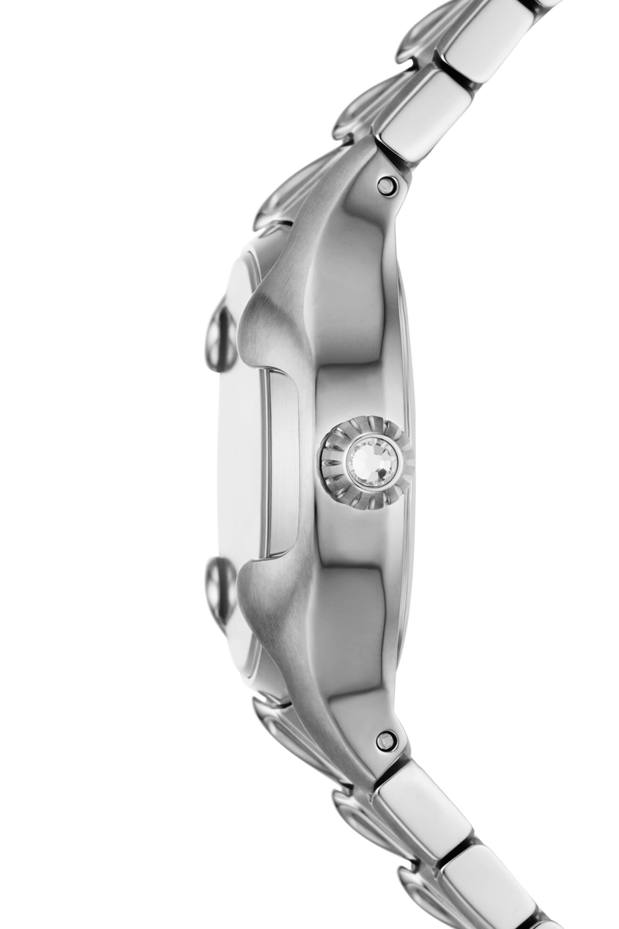 Diesel - DZ5605, Damen Vert Armbanduhr aus Edelstahl mit drei Zeigern in Silber - 3