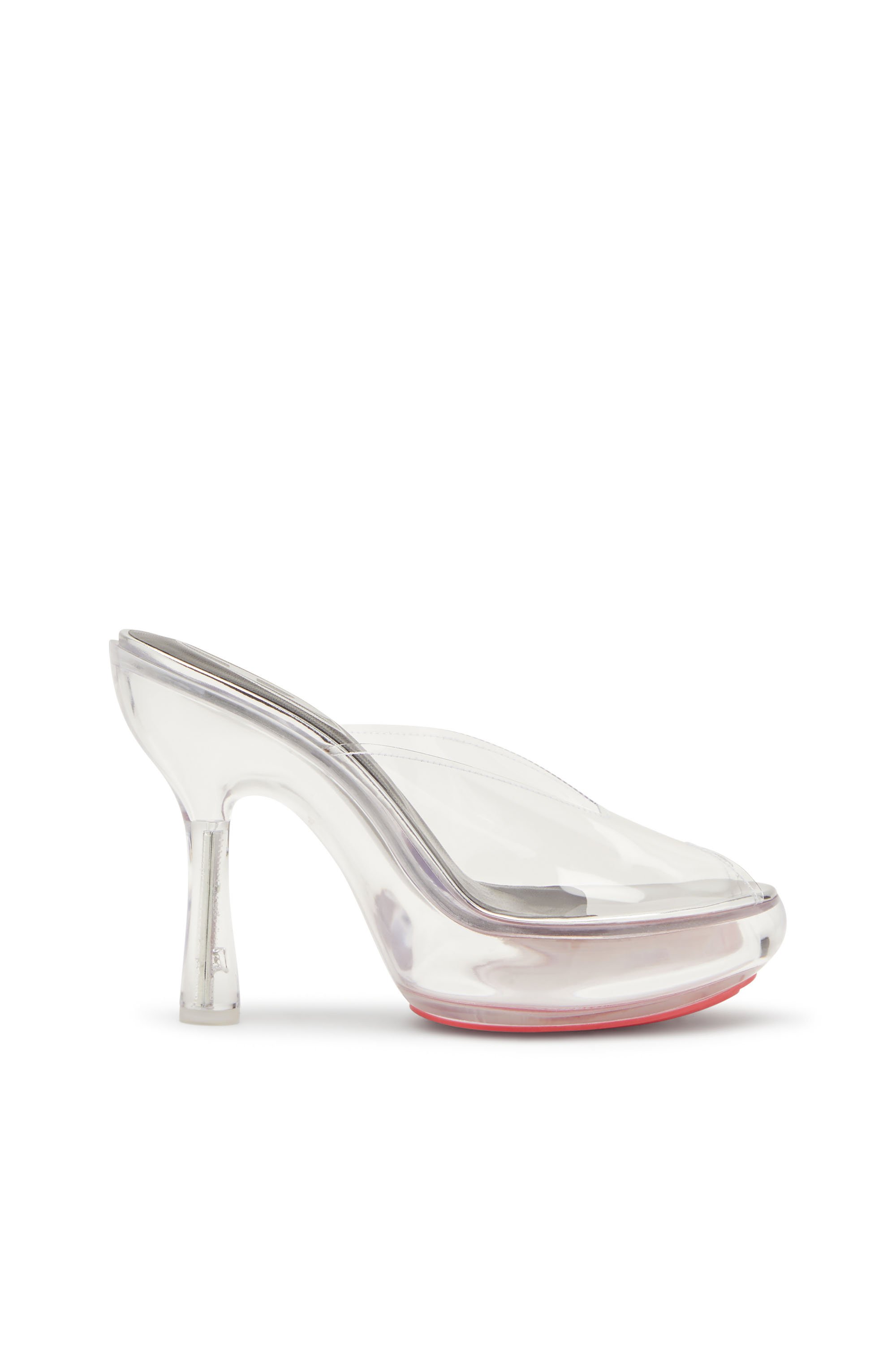 Diesel - D-LAKE PLATFORM SDL, D-Lake-Mule à plateforme en TPU et acétate Femme in Blanc - 1
