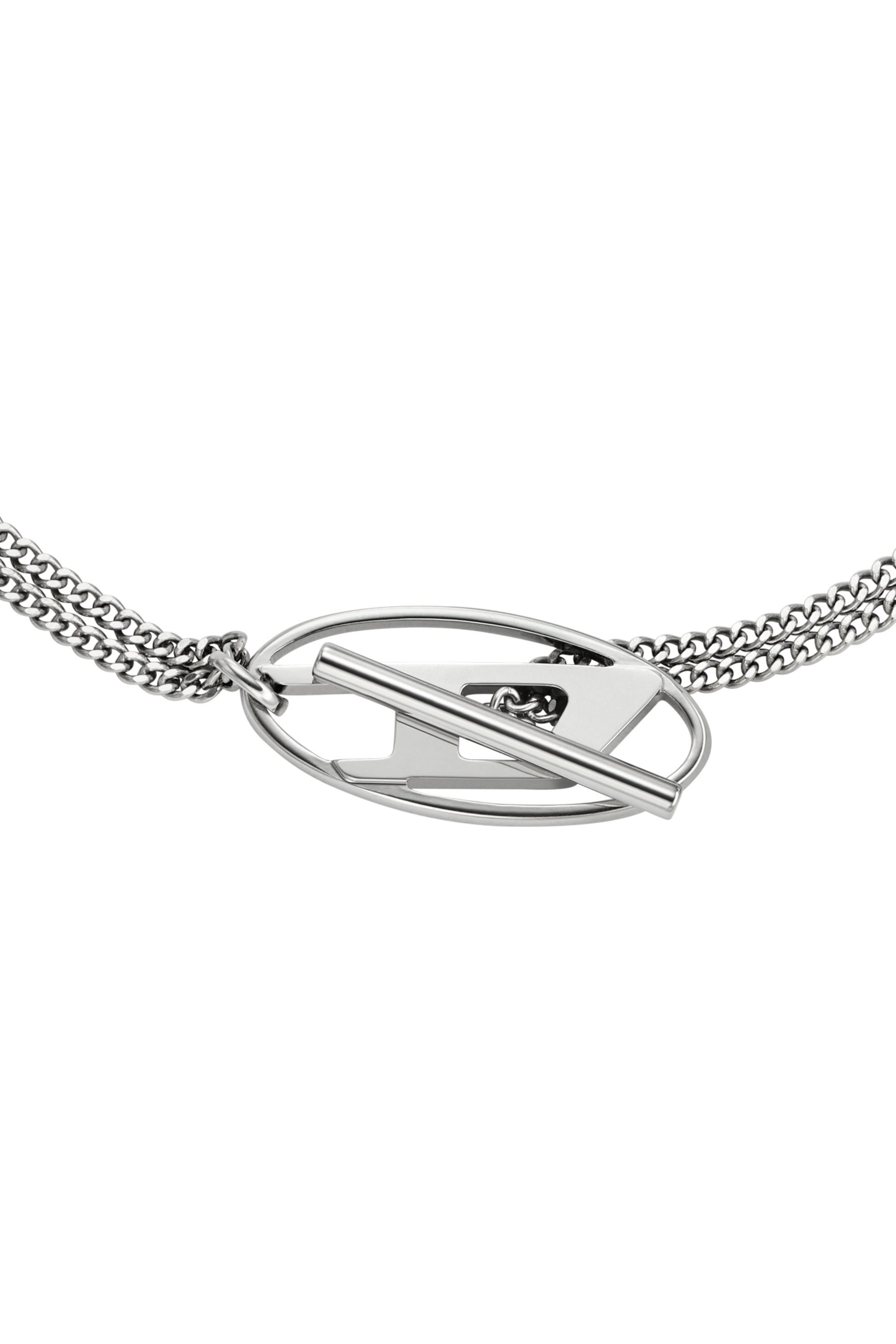 Diesel - DX1534040, Unisex Halskette aus Edelstahl in Silber - 2