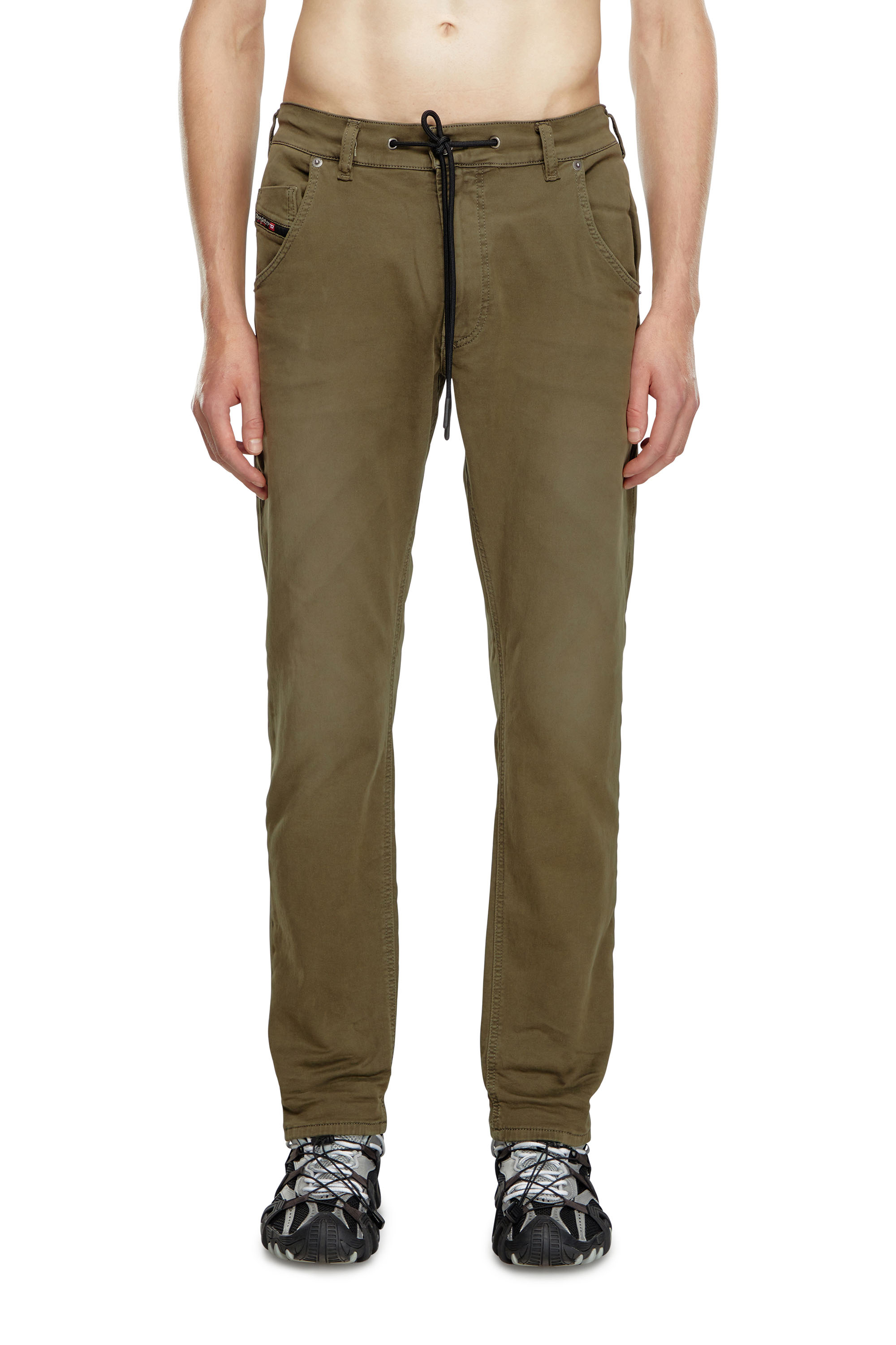 Diesel - Herren Regular 2030 D-Krooley Joggjeans® 0670M, Armeegrün - 1