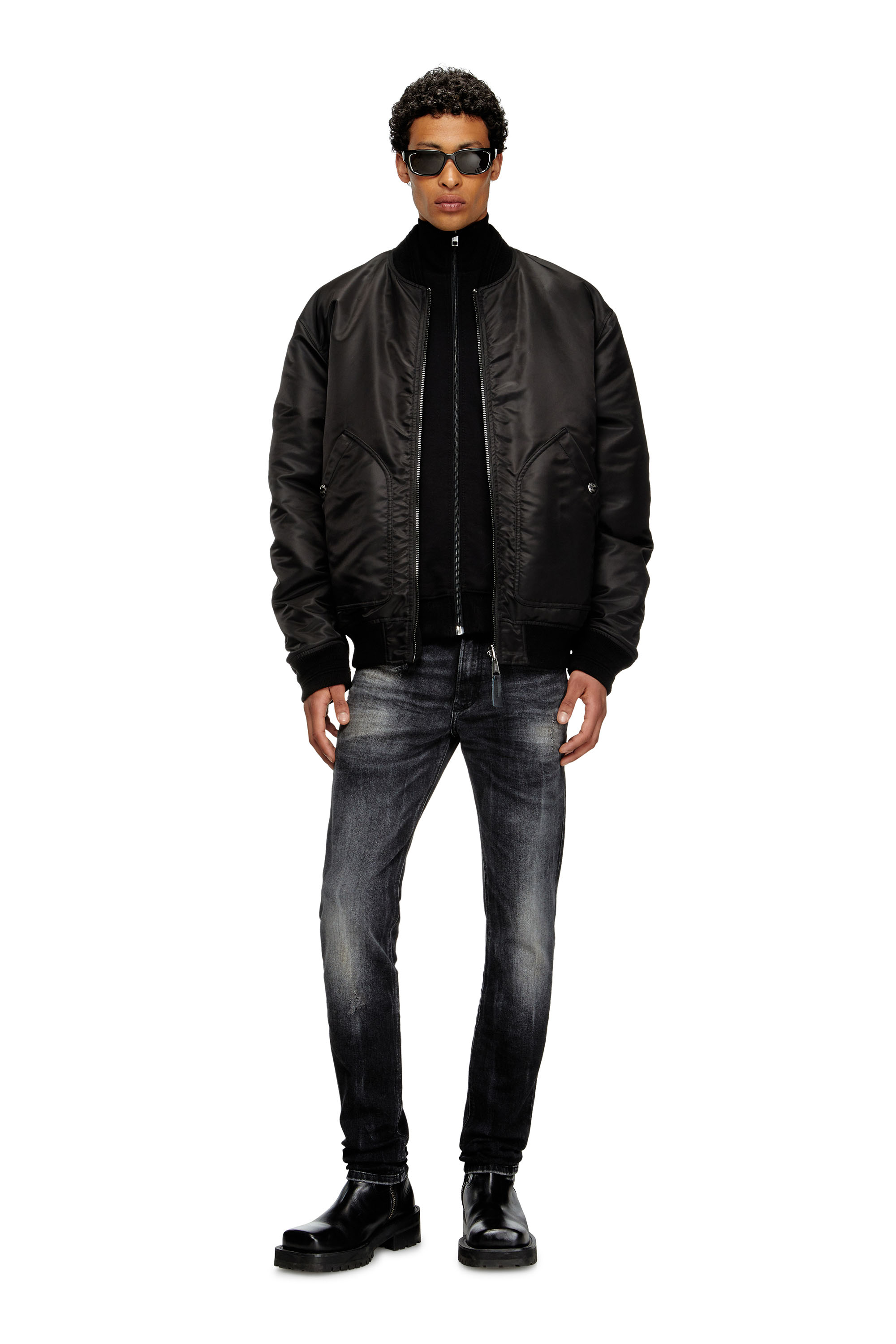 Diesel - S-LOCK-DOVAL-PJ, Maglia sportiva con patch Oval D Uomo in Nero - 2