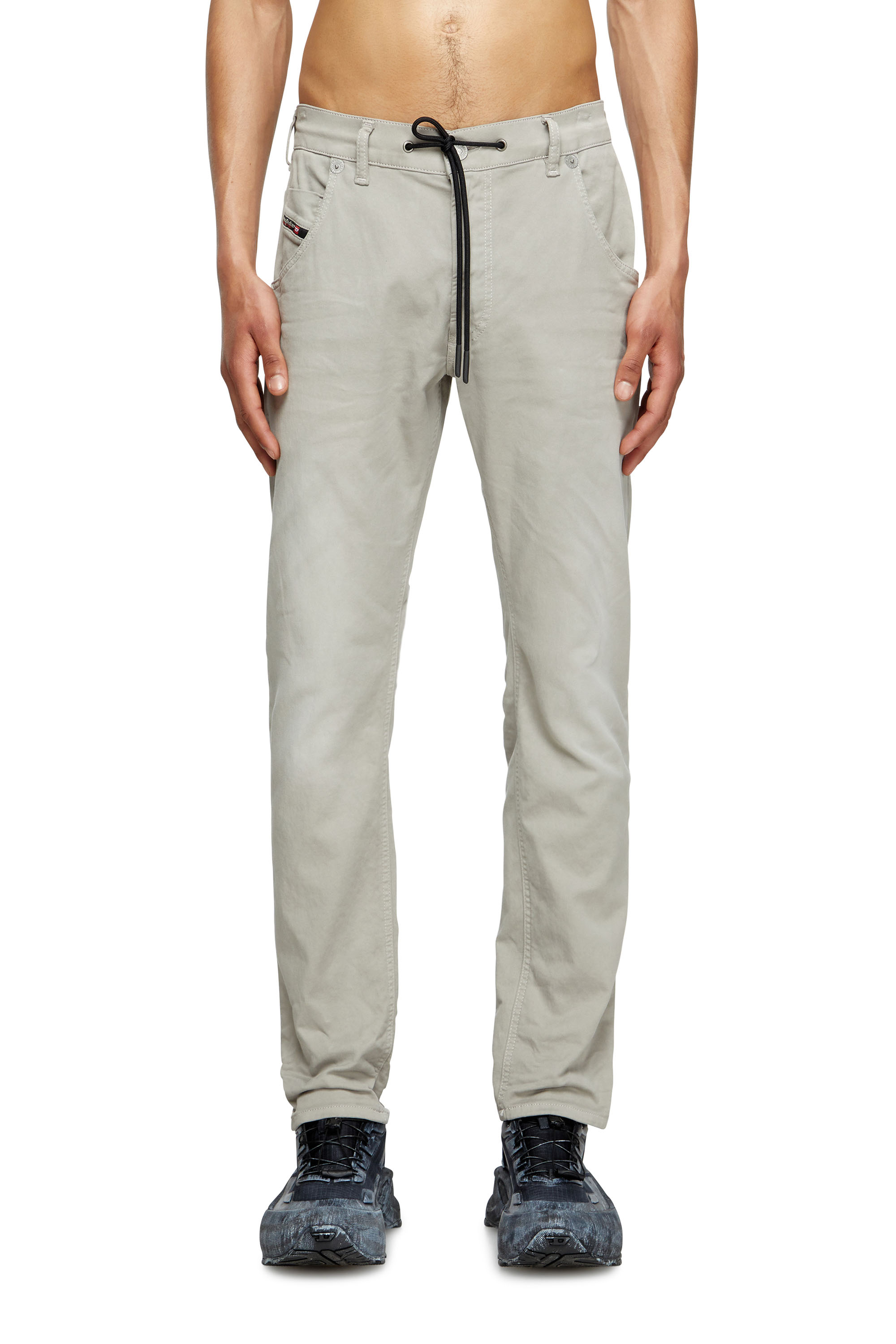 Diesel - Herren Regular 2030 D-Krooley Joggjeans® 0670M, Hellgrau - 1