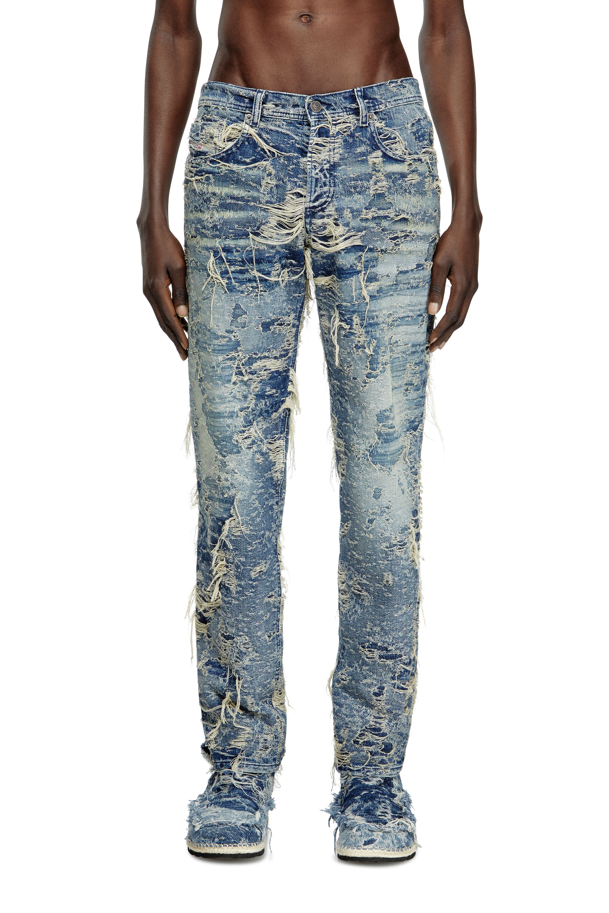 Diesel - Regular Jeans 2023 D-Finitive 09M04 Uomo, Blu medio - Image 1